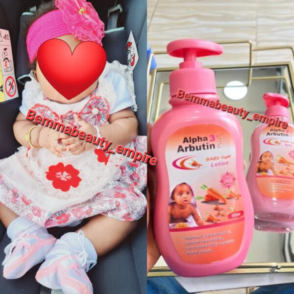 Baby Light Alpha Arbutin lotion+Bath 2n1pcs