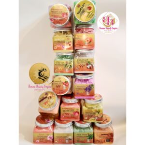 Face and body scrub 500g each.