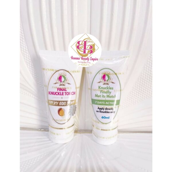 Evob Final Knuckle Touch Milky Egg Yoke. Knuckle cream 60g