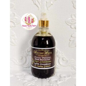 Whitish white Black shower gel 500ml