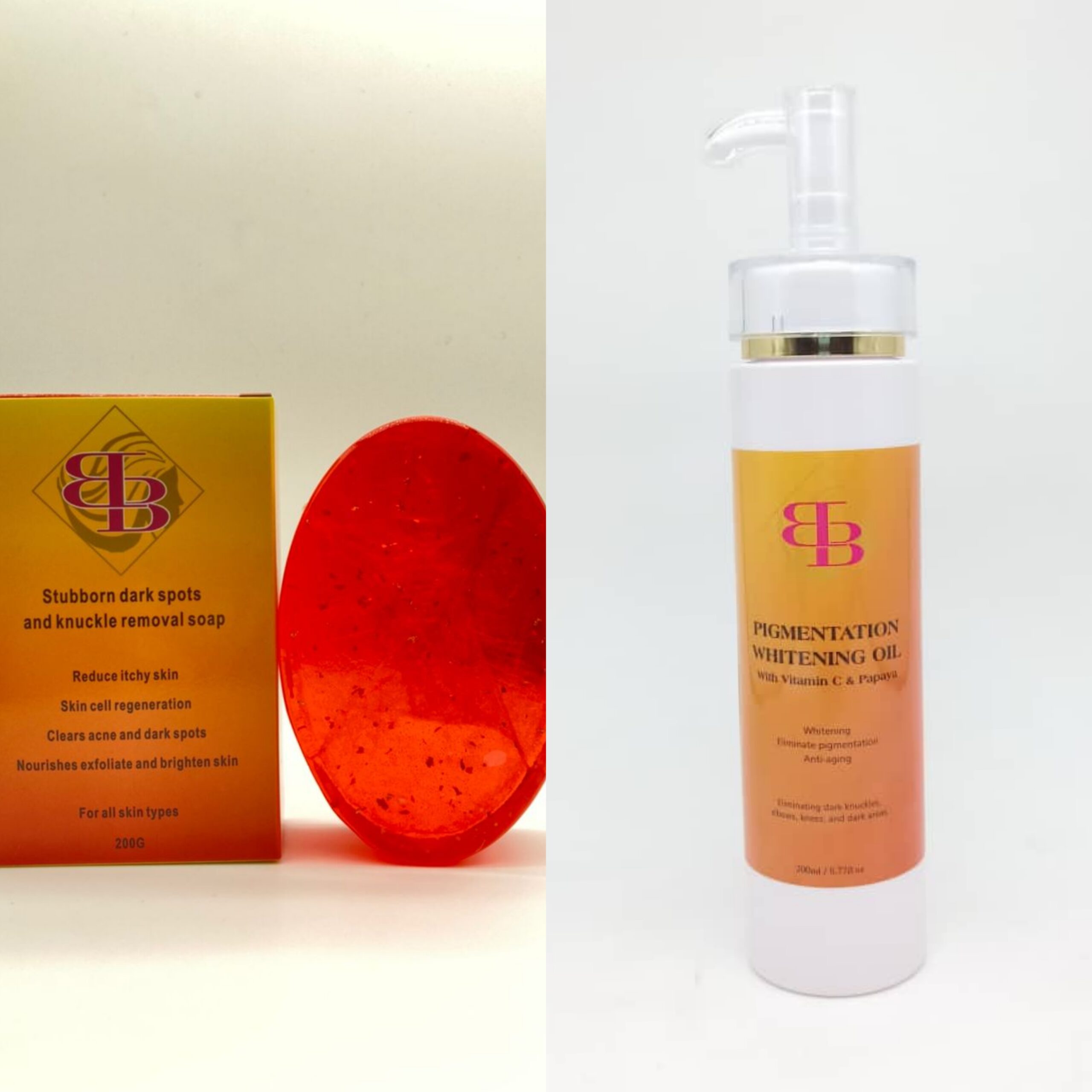 Stubborn Dark Spots soap 200g + pigmentation oil 200ml