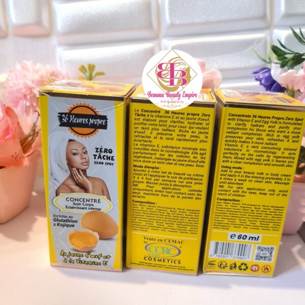 zero touch, zero spots, 36 hours egg yolk serum. 1pc