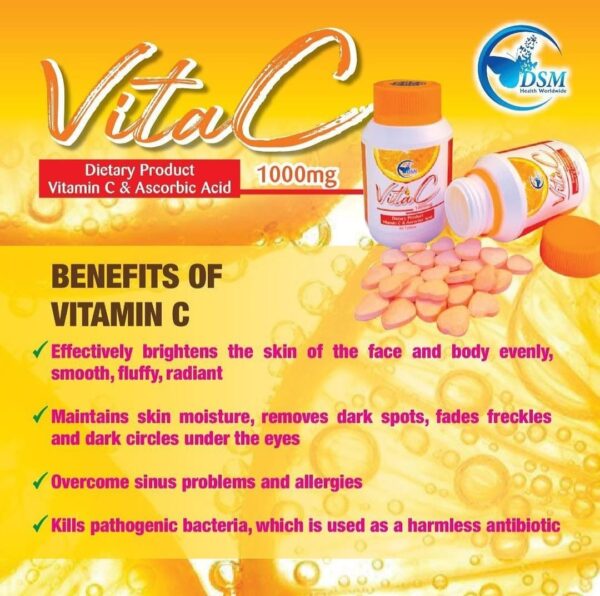 DSM vitamin C supplement. Chewable - Image 4