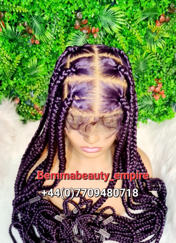 Knotless Big Box Full lace Braided wig. Same as displayed PREORDER ONLY