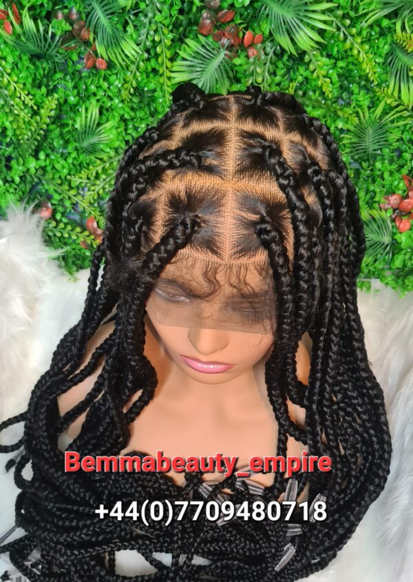 Knotless full lace Braided wig. Same as displayed picture.PREORDER ONLY