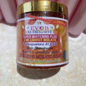 Evob XX Exclusive supper whitening 24k Carrot Molato soap 500g