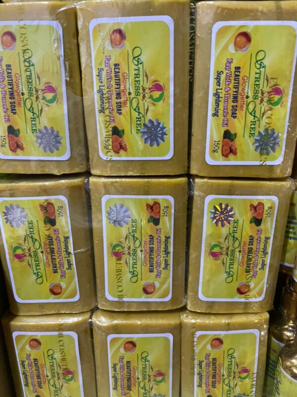 Evob Glowgetter Egg yolk and Turmeric oil stress free soap - Image 2