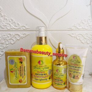 Evob Glowgetter Egg yolk and Turmeric oil 4n1 set.