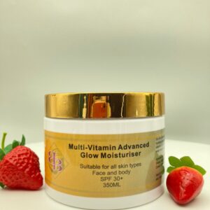 Multi-Vitamin Advanced Glow face and body Moisturiser SPF 30+. 350g