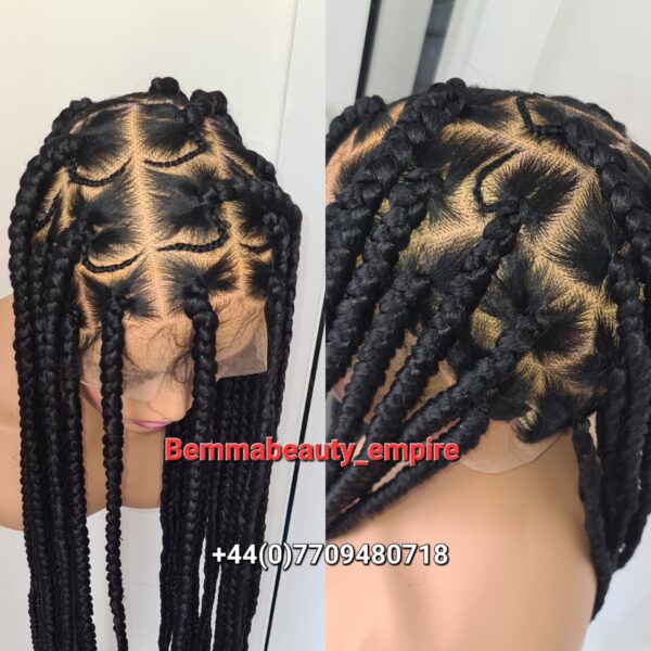 Knotless braided wig full lace wig. Same as displayed picture PREORDER  ONLY - Image 3