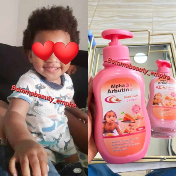 Baby Light Alpha Arbutin lotion+Bath 2n1pcs - Image 4