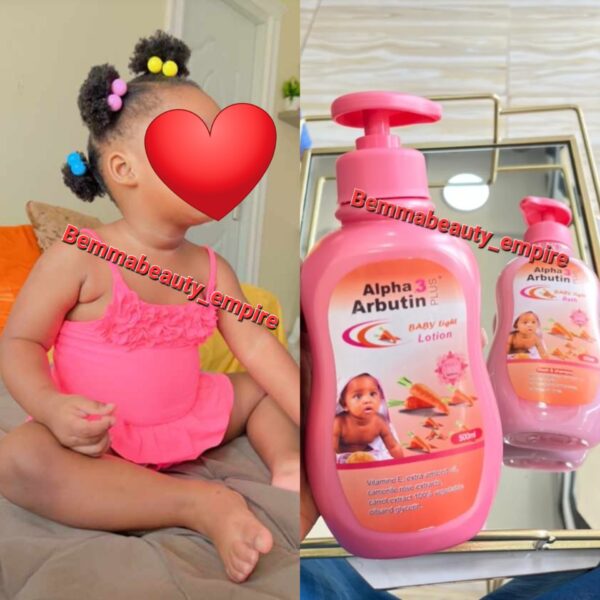 Baby Light Alpha Arbutin lotion+Bath 2n1pcs - Image 3