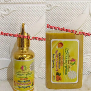 Evob Glowgetter Egg yolk and Turmeric oil serum + Stress free Soap 2n1pcs