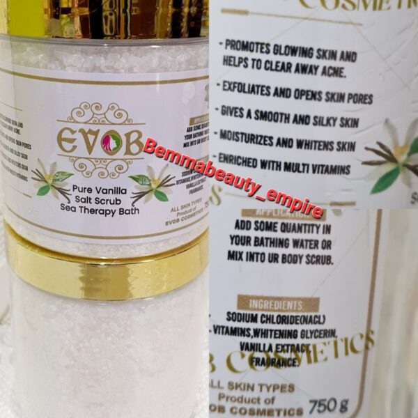 Evob sea Therapy Salt 750g each. - Image 7