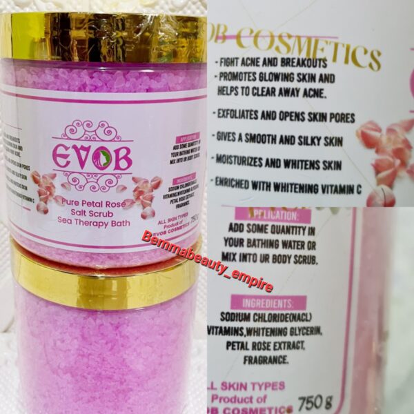 Evob sea Therapy Salt 750g each. - Image 4