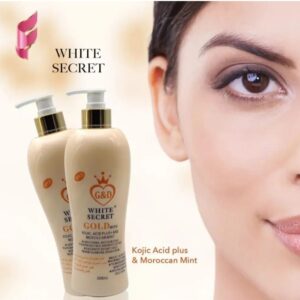 G and D( G&D) white Secret Gold 7x whitening lotion 500ml
