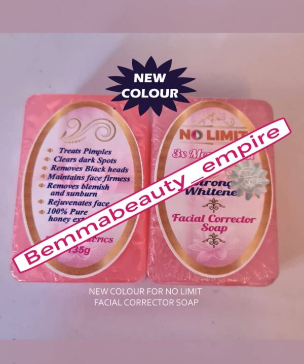 Evob no limit face soap pink/Brown 135g - Image 2