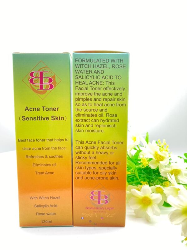 Acne and pimple Treatment Trio set. Toner+serum +soap - Image 2