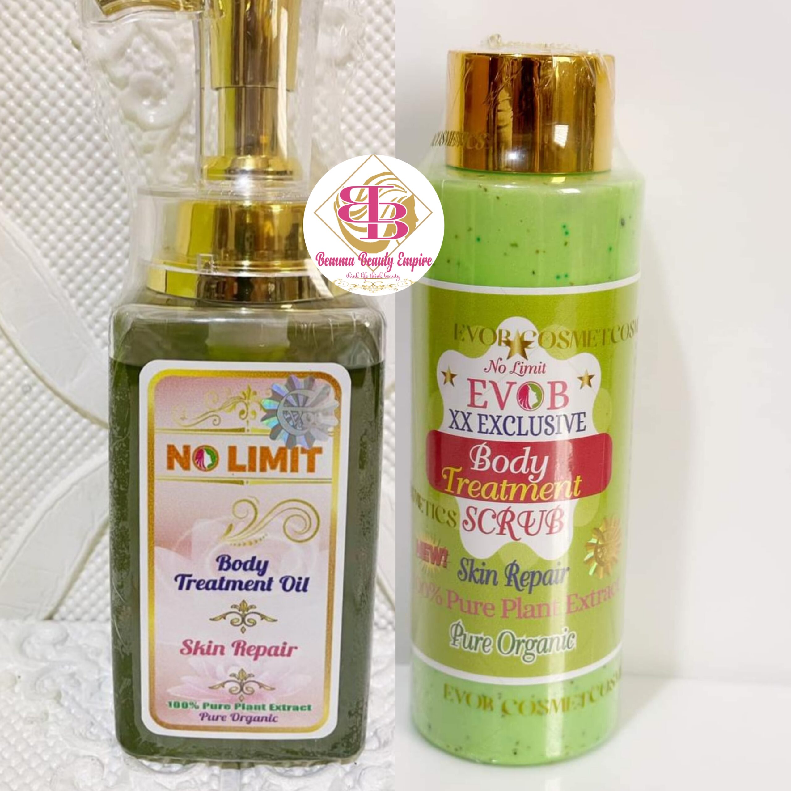 Evob No Limit Treatment oil + Treatment Scrub 2products