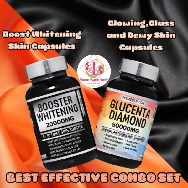 Boost whitening capsules + Glucenta diamond capsules