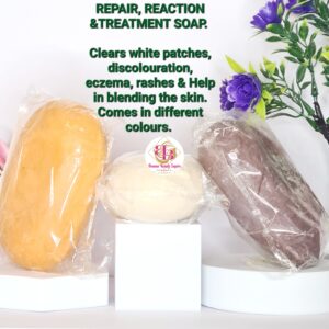 Repair, Reaction and Treatment bar soap.