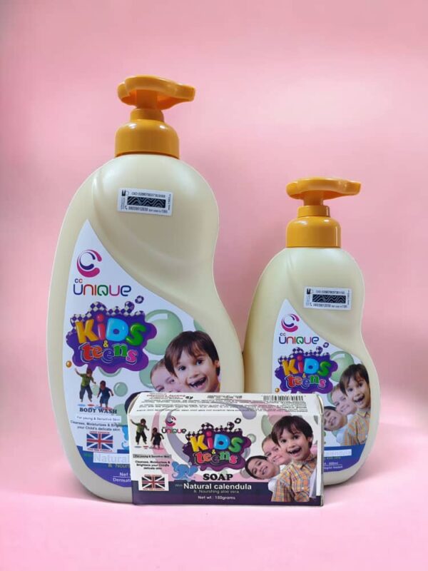 Unique kids and teens lotion + Shower gel +Bar Soap. 3n1 - Image 2