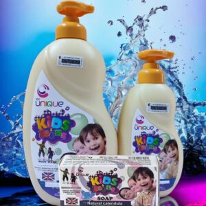 Unique kids and teens lotion + Shower gel +Bar Soap. 3n1