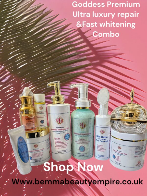 Goddess Premium Ultra Luxury Repair & Fast whitening (Snow white) 9n1 combo.