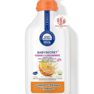Baby secret vitamin C and Niacinamide shower gel, Whitening and sun protection 1000ml
