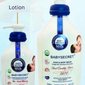 Baby secret Chamomile Almond lotion + Shower gel. Super whitening, Super Calming 2pcs