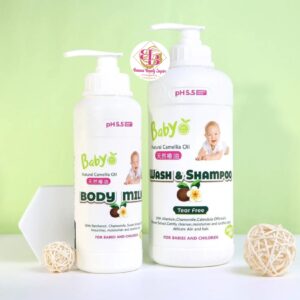 Natural camillia oil lotion 500ml + Shower Gel 1000ml (bigger sizes)
