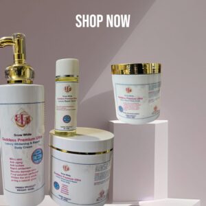 Goddess Premium Ultra Luxury Repair & Fast whitening(snow White) 4n1 Body combo.