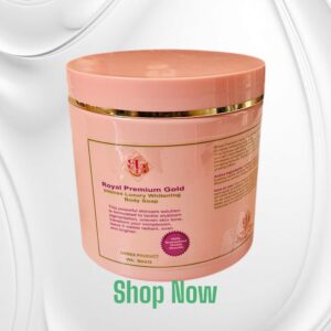 Royal Premium Gold Luxury intense whitening body Soap.