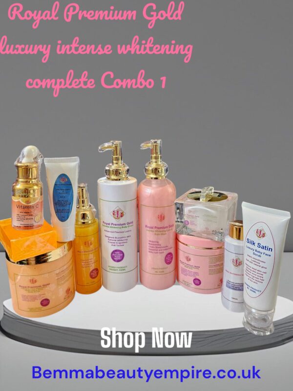 Royal Premium Gold Luxury intense whitening combo 11products.