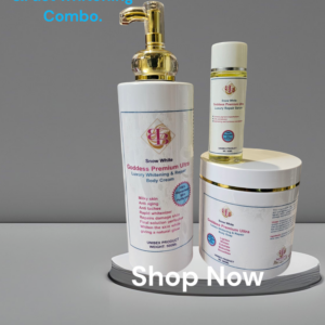 Goddess Premium Ultra Luxury Repair &Fast Whitening (snow White) 3n1 combo.