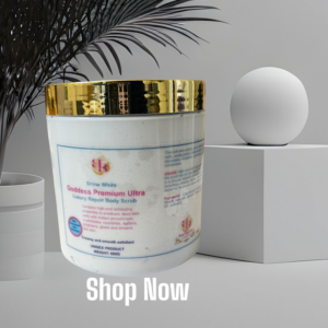 Goddess Premium Ultra Luxury Repair & whitening snow white soft,creamy Scrub 600g