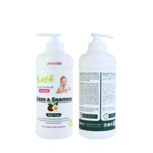 Bubula Baby natural camellia wash&shampoo. Big size 1000ml