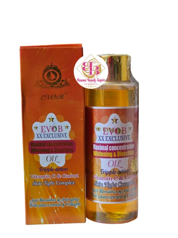 Evob XX Exclusive Maximal Concentration Whitening and Bleaching oil 350ml.New Product.