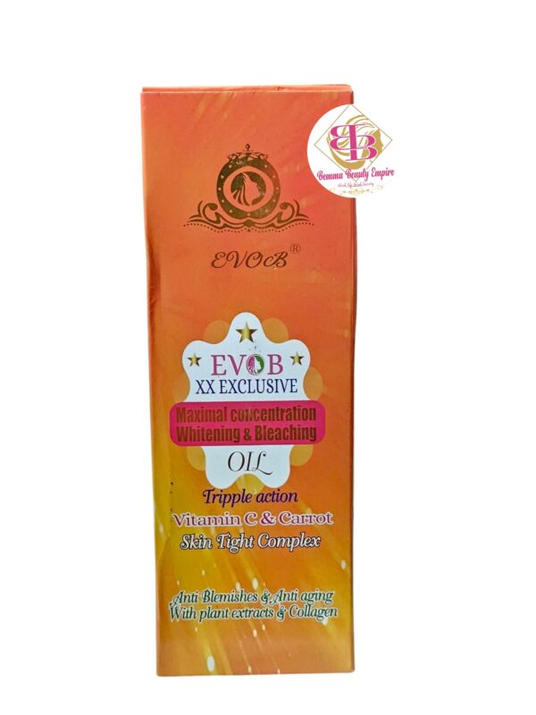 Evob XX Exclusive Maximal Concentration Whitening and Bleaching oil 350ml.New Product. - Image 2