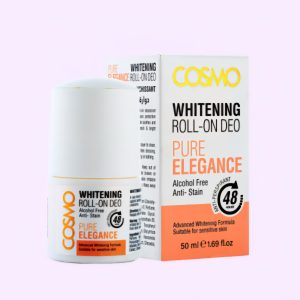 Cosmo Pure Elegance Whitening Roll On Deo. Dark Armpit Roll-On. 48hrs Anti-perspirant 50ml
