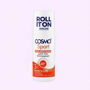 Cosmo Sport Anti-perspirant Roll It On. 48hrs Quick dry.3n1protect and care 50ml